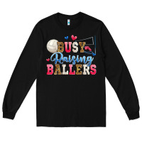 Black busy raising ballers volleyball Long Sleeve Tee - Zillion Design Studio