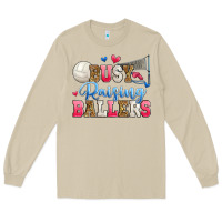 Mushroom busy raising ballers volleyball Long Sleeve Tee - Zillion Design Studio