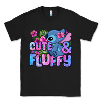 Black cute and fluffy stitch Classic Tee - Zillion Design Studio