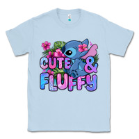 Dusty Blue cute and fluffy stitch Classic Tee - Zillion Design Studio