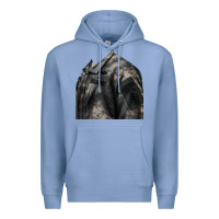 Colony Blue english pointer us army Premium Hoodie - RanaPortraitStore