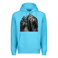 Ocean Blue english pointer us army Premium Hoodie - RanaPortraitStore