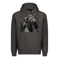 Smoke english pointer us army Premium Hoodie - RanaPortraitStore