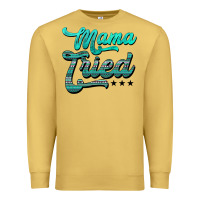 Antique Gold mama tried aztec turquoise Premium Sweatshirt - AdoDesignShop