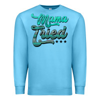 Ocean Blue mama tried aztec turquoise Premium Sweatshirt - AdoDesignShop