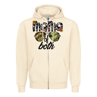 Sandshell mama of both Zipper Hoodie - CowhideDigitalArt