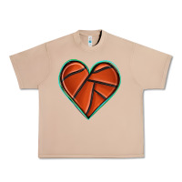 Burro basketball heart Urban Heavy Tee - texasbilliewilder
