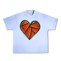 Grape Ice basketball heart Urban Heavy Tee - texasbilliewilder