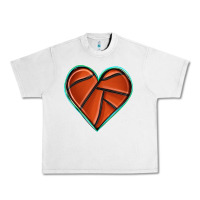 Lunar Rock basketball heart Urban Heavy Tee - texasbilliewilder
