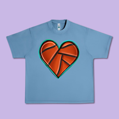 Urban Heavy Tee basketball heart