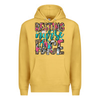 Antique Gold resting nurse face Premium Hoodie - NancyCooperArtShop