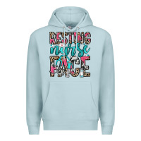 Blue Mist resting nurse face Premium Hoodie - NancyCooperArtShop