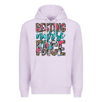 Lilac resting nurse face Premium Hoodie - NancyCooperArtShop