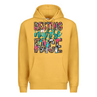 Mustard resting nurse face Premium Hoodie - NancyCooperArtShop