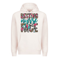Pale Pink resting nurse face Premium Hoodie - NancyCooperArtShop