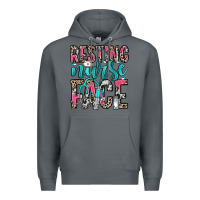 Rock resting nurse face Premium Hoodie - NancyCooperArtShop