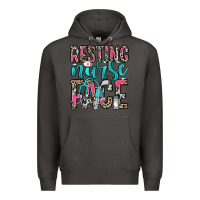 Smoke resting nurse face Premium Hoodie - NancyCooperArtShop