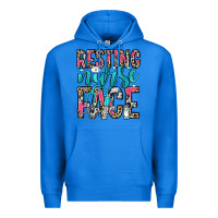 True Royal resting nurse face Premium Hoodie - NancyCooperArtShop