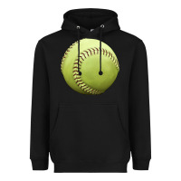 Black softball ball Heavyweight Hoodie - JahusDesignShop