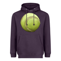 Plum softball ball Heavyweight Hoodie - JahusDesignShop