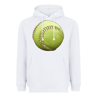 White softball ball Heavyweight Hoodie - JahusDesignShop