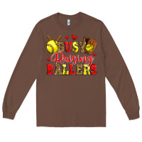 Chestnut busy raising ballers softball Long Sleeve Tee - Zillion Design Studio