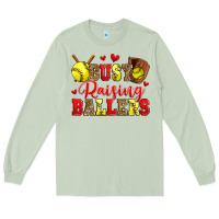 Matcha busy raising ballers softball Long Sleeve Tee - Zillion Design Studio