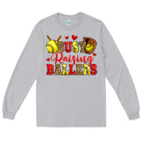 Moon Dust busy raising ballers softball Long Sleeve Tee - Zillion Design Studio