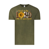 Vintage Olive Trust in the lord with all your heart Vintage Tee - texasbilliewilder