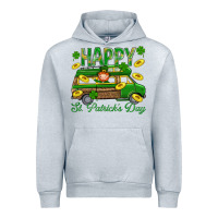 Heather Grey Happy St. Patricks Day Urban Hoodie - BundleAndBundleShop