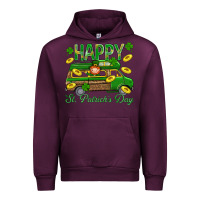 Mauve Wine Happy St. Patricks Day Urban Hoodie - BundleAndBundleShop