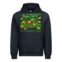Navy Happy St. Patricks Day Urban Hoodie - BundleAndBundleShop