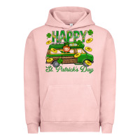 Pigment Salmon Happy St. Patricks Day Urban Hoodie - BundleAndBundleShop