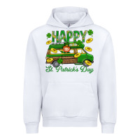 White Happy St. Patricks Day Urban Hoodie - BundleAndBundleShop