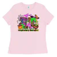 Bubblegum Pink rt respiratory therapist Ladies Tee - AdoDesignShop