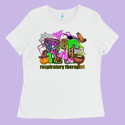 Rt Respiratory Therapist Ladies Tee Designed By Adodesignshop