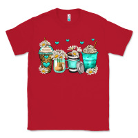 Red daisy coffee cups Classic Tee - Zillion Design Studio