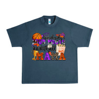 Midnight Navy somebody's loud mouth basketball mama Urban Heavy Tee - Zillion Design Studio