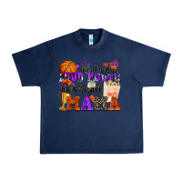 Navy somebody's loud mouth basketball mama Urban Heavy Tee - Zillion Design Studio