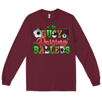Burgundy busy raising ballers soccer Long Sleeve Tee - Zillion Design Studio