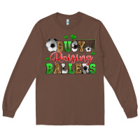 Chestnut busy raising ballers soccer Long Sleeve Tee - Zillion Design Studio
