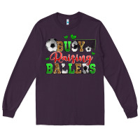 Plum busy raising ballers soccer Long Sleeve Tee - Zillion Design Studio