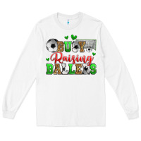 White busy raising ballers soccer Long Sleeve Tee - Zillion Design Studio