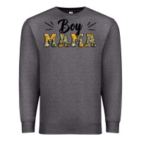 Charcoal Heather boy mama camouflage pattern mother's day Premium Sweatshirt - Artiststas