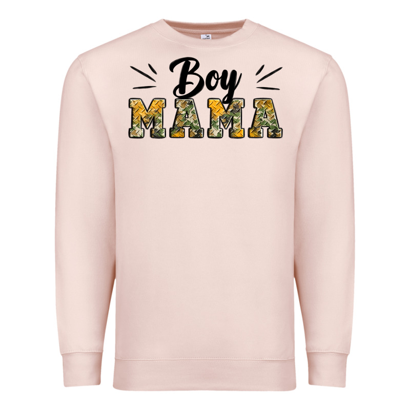 Boy Mama Camouflage Pattern Mother's Day Premium Sweatshirt by Artiststas | Teevron