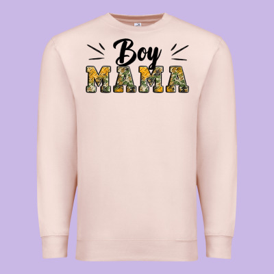 Boy Mama Camouflage Pattern Mother's Day Premium Sweatshirt Designed By Artiststas