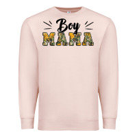 Pale Pink boy mama camouflage pattern mother's day Premium Sweatshirt - Artiststas