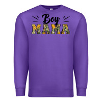 Purple boy mama camouflage pattern mother's day Premium Sweatshirt - Artiststas