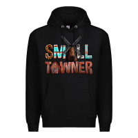 Black small towner Premium Hoodie - NancyCooperArtShop