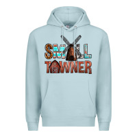 Blue Mist small towner Premium Hoodie - NancyCooperArtShop
